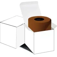 Single Brown toilet paper gift set