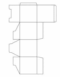 Gift Box glossy White 10cm x 10cm x 10cm